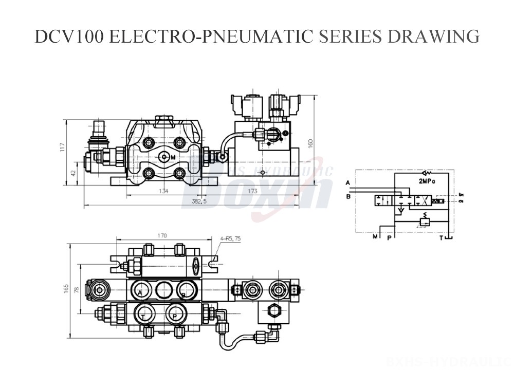 DCV100 电动气动系列图纸