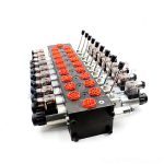 DCV58 Solenoid 9 Spool Sectional Directional Control Valve 3