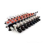 DCV58 Solenoid 9 Spool Sectional Directional Control Valve 4