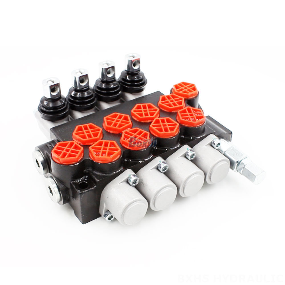 Válvula direccional manual de 4 carretes y 10,5 GPM (P40-G12-G38-4OT) - Proveedor mundial, se buscan distribuidores