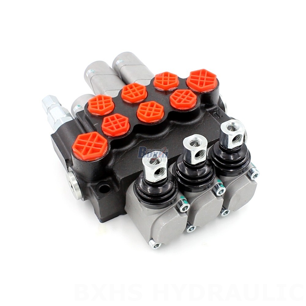 Monoblock Directional Valve 10.5 GPM 3 Spool Manual P40-G12-G38-OT-2QTW – Manufacturing, OEM, Private Label, Custom & Wholesale