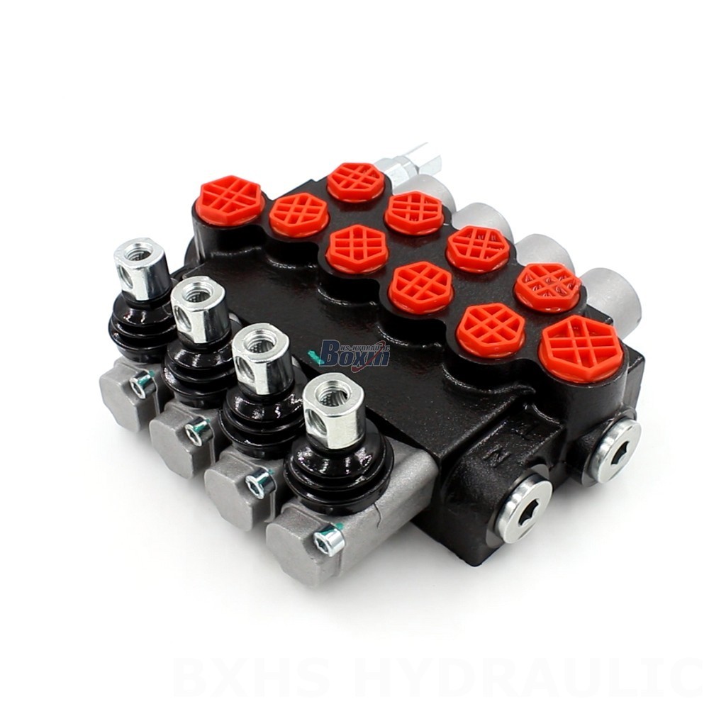 Monoblock Directional Valve 10.5 GPM 4 Spool Manual P40-G12-G38-OT – Manufacturing, OEM, Private Label, Custom & Wholesale