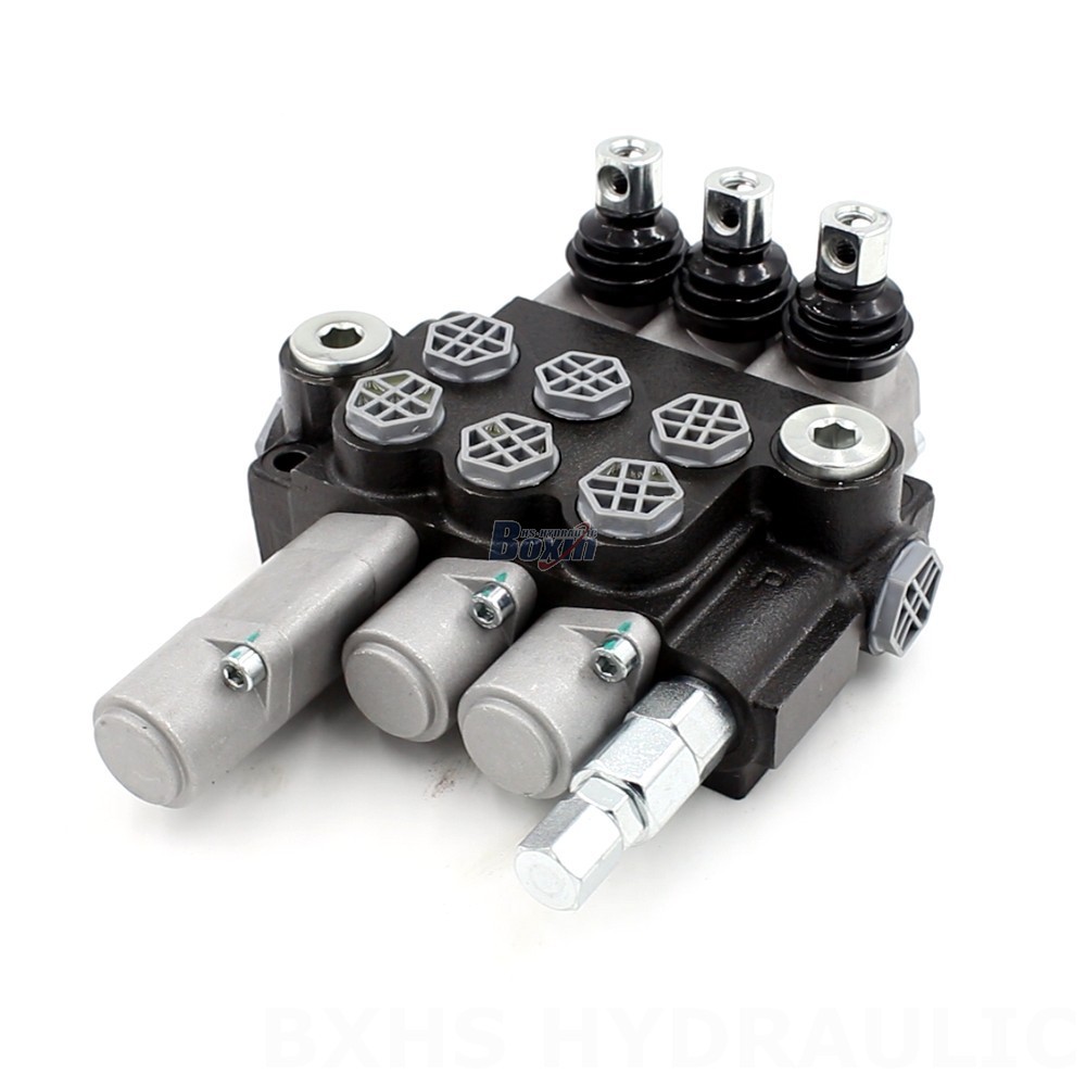 Monoblock Directional Valve 10.5 GPM 3 Spool Manual P40-G12-G38 – Manufacturing, OEM, Private Label, Custom & Wholesale