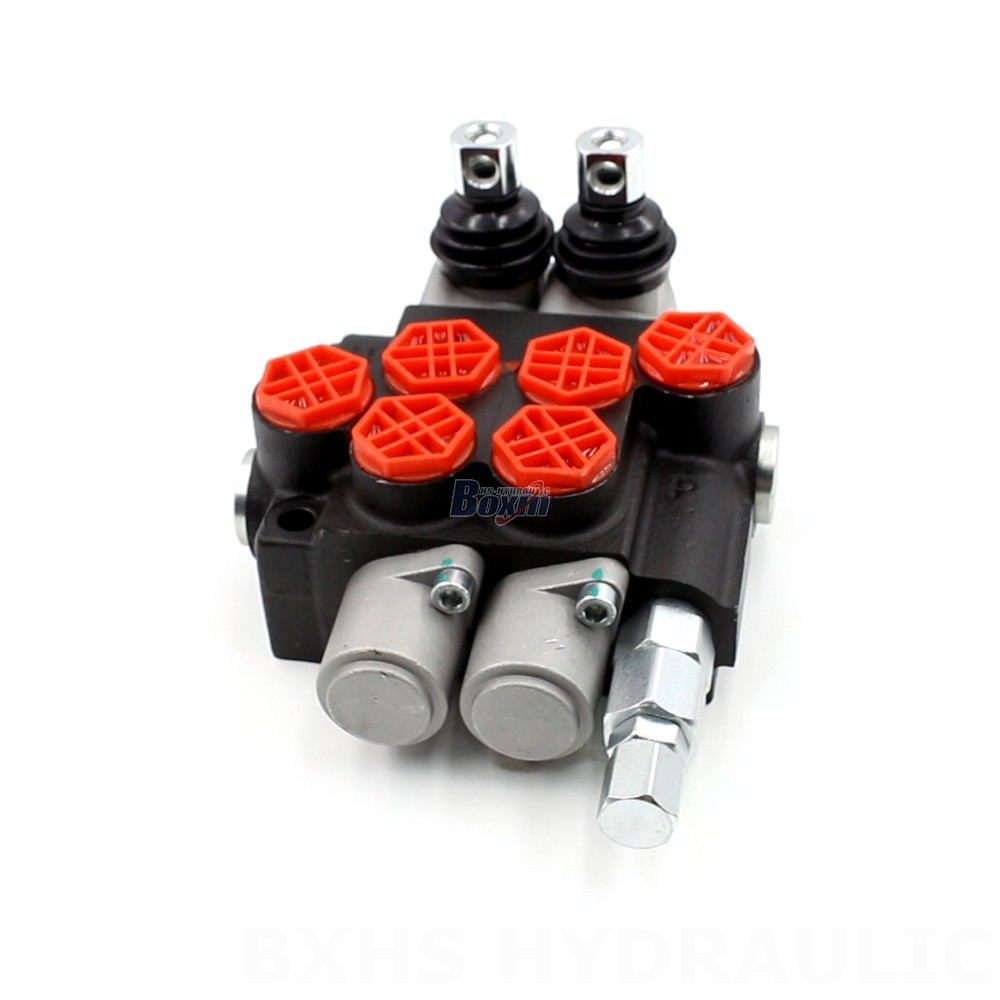 Monoblock Directional Valve 10.5 GPM 2 Spool Manual P40-G12: 制造, OEM, 自有品牌, 定制与批发