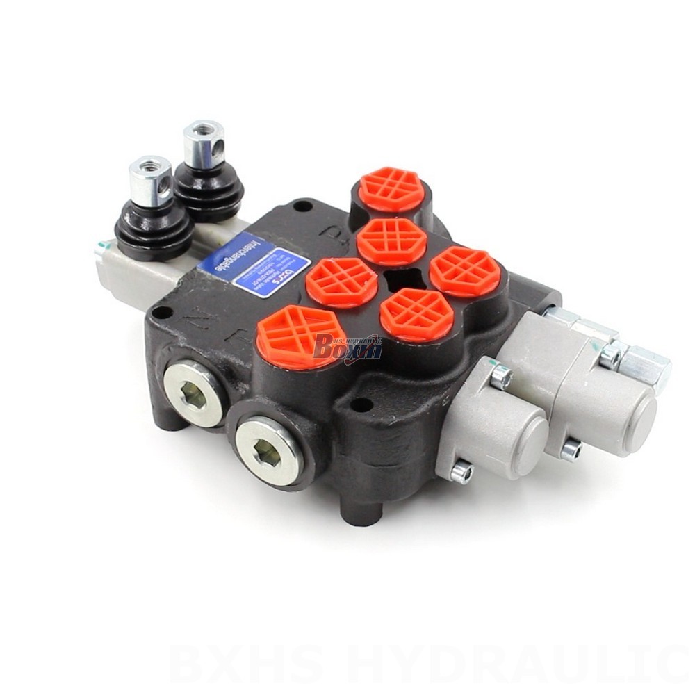 Válvula direccional monobloque 21.2 GPM 2 Spool Manual P80A - Fabricante, OEM, ODM, Mayorista y Distribuidor Bienvenido