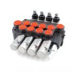 Monoblock Directional Valve 21.2 GPM 4 Spool Manual P80-G12-G34-OT: Manufacturing, OEM, Private Label, Custom & Wholesale 1