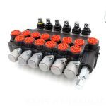 Monoblock Directional Valve 21.2 GPM 6 Spool Manual P80-G12-G34 – Manufacturer, OEM, ODM, Wholesale & Distribution 1