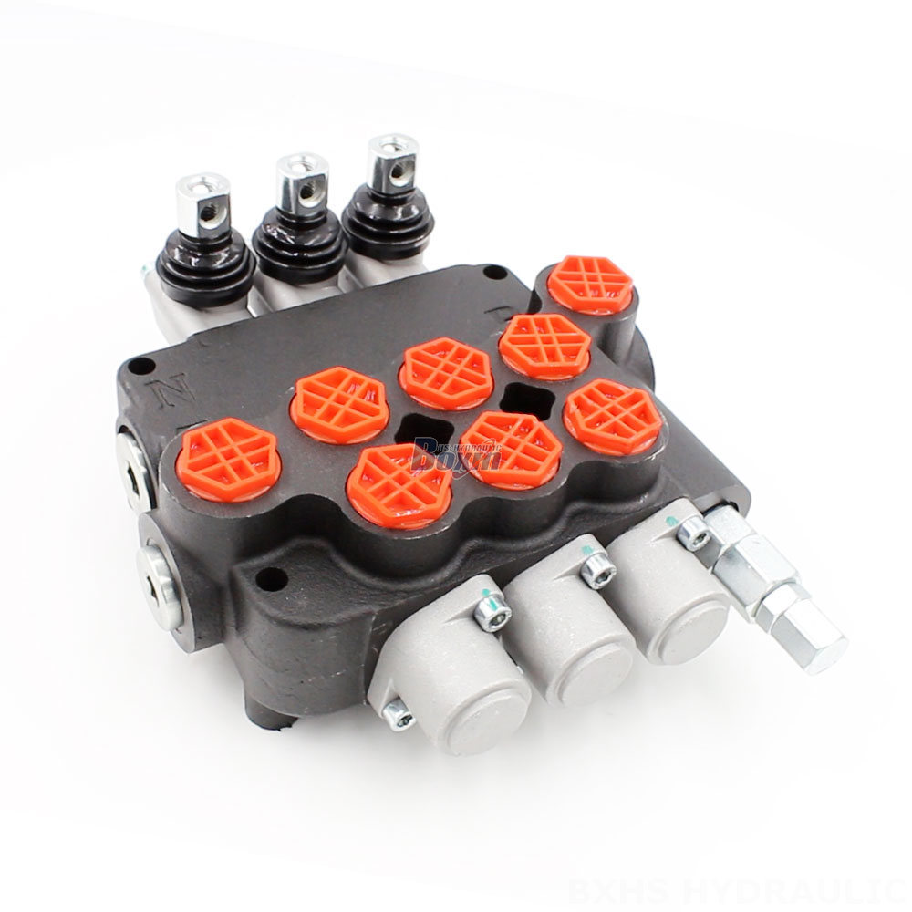 21.2 GPM 3-Spool Manual Directional Valve (P80-G34-3OT) – Manufacturing, Distribution & Customization Available