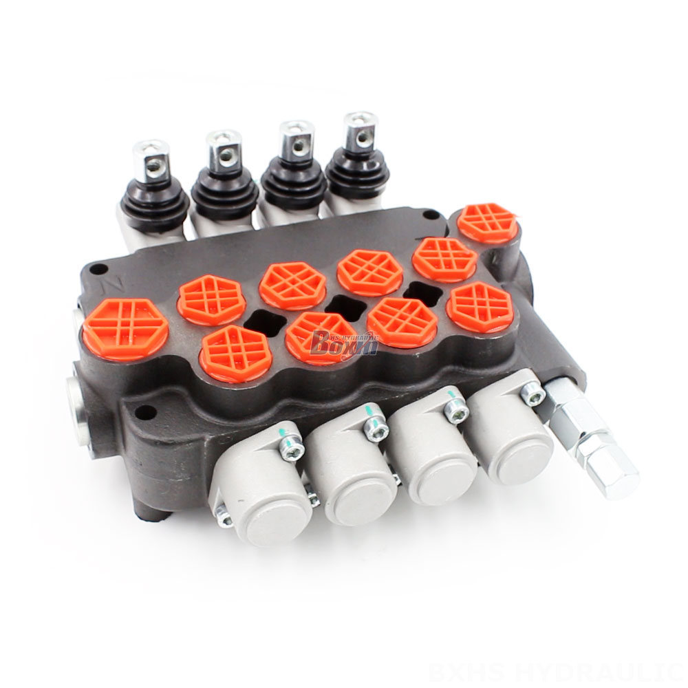 21.2 GPM 4-Spool Manual Directional Valve (P80-G34-G12-4OT) – Global Hydraulics Manufacturer & Distributor