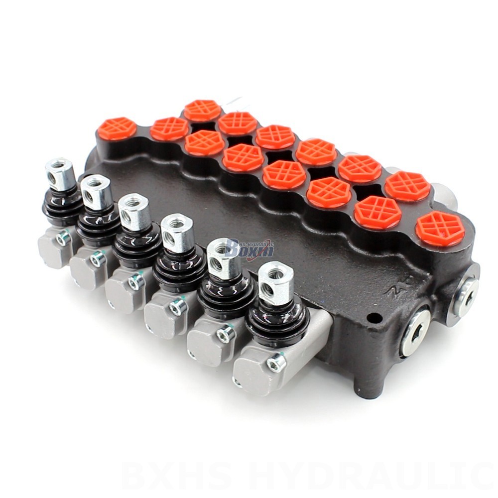 Monoblock Directional Valve 21.2 GPM 6 Spool Manual P80-G34-OT – Manufacturer, OEM, ODM, Wholesale & Distribution