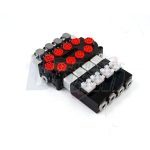Hydraulic Q45 Monoblock Valve with 4 Spools – Solenoid & Manual Operation, 11.8 GPM 3