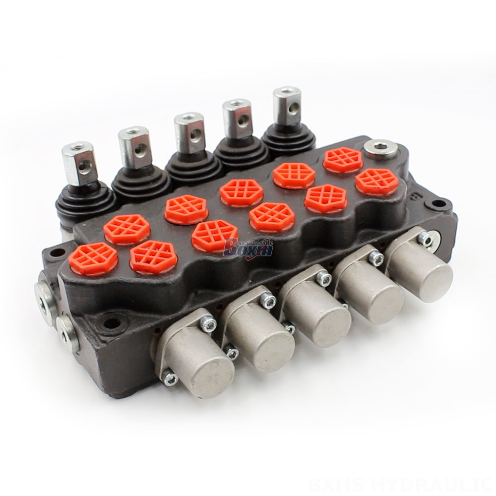 Hydraulic Monoblock Directional Valves: 10.5 GPM 5 Spool Manual SD5-G38 – Global Supplier & Distributor Opportunities