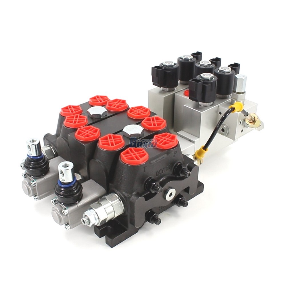 Sectional Electro-hydraulic Directional Valve – 26.5 GPM, 3 Spool Control