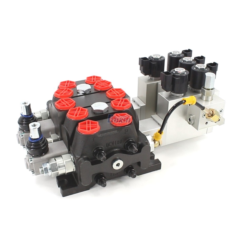 Electro-hydraulic Sectional Valve for Fluid Control – 26.5 GPM, 3 Spool Configuration
