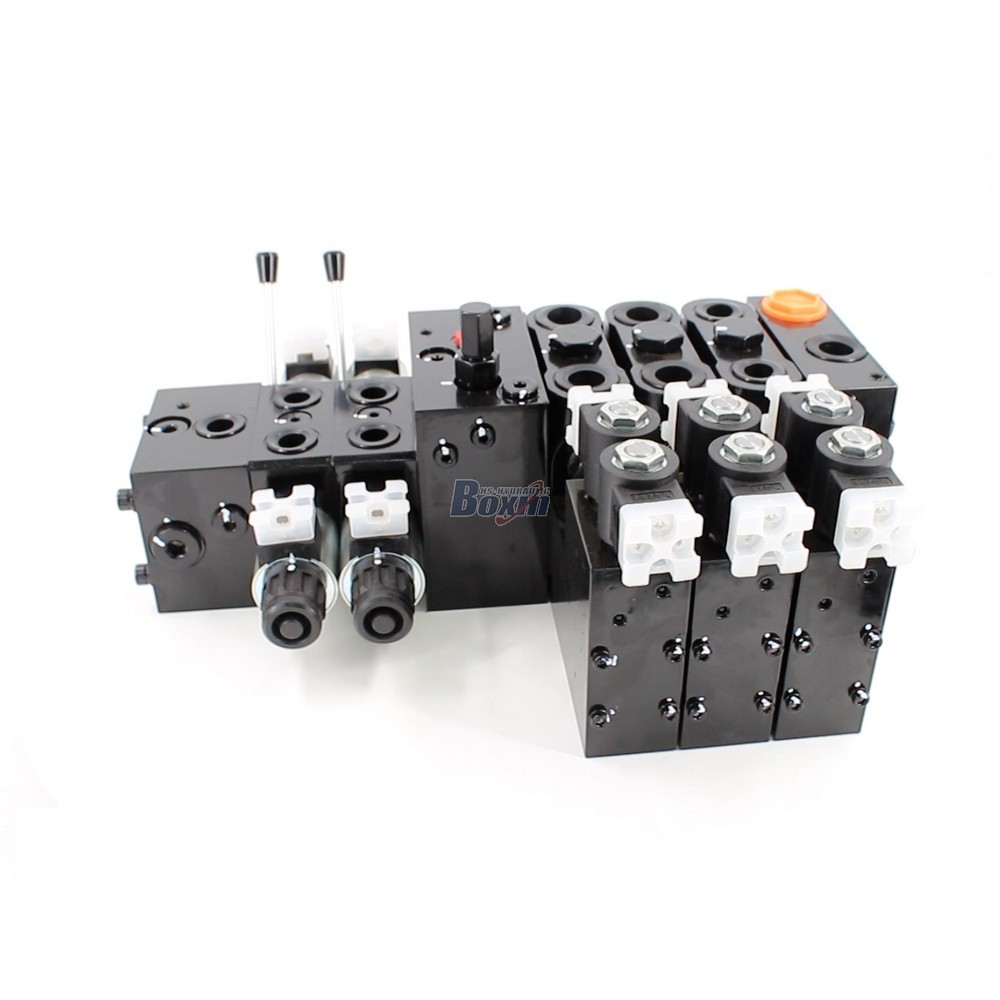 Connect with Us: Sectional Directional Valve 26.5 GPM Solenoid 5 Spool DCV100E | Distribution & Agent Opportunities