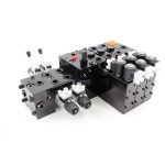 Sectional Directional Valve 26.5 GPM Solenoid 5 Spool DCV100E | Custom Hydraulic Valve Production & Global Supply 1