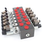 Custom Manufacturing & Supply: Sectional Directional Valve 15.8 GPM Solenoid 6 Spool DCV58 5