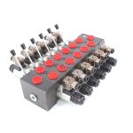 Custom Manufacturing & Supply: Sectional Directional Valve 15.8 GPM Solenoid 6 Spool DCV58 3