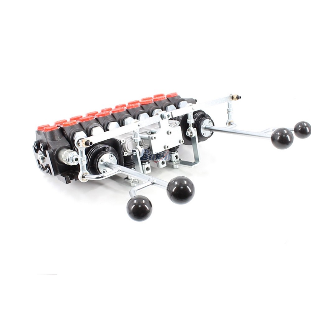 15.8 GPM 8 Spool Sectional Directional Control Valve – Manual/Joystick Operated