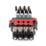 4-Spool Monoblock Solenoid Valve, 10.5 GPM Flow Rate, P40-S Hydraulic Component 1