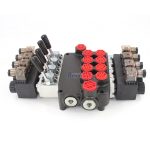 4-Spool Monoblock Solenoid Valve, 10.5 GPM Flow Rate, P40-S Hydraulic Component 2