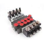 4-Spool Monoblock Solenoid Valve, 10.5 GPM Flow Rate, P40-S Hydraulic Component 3