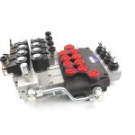 High Flow 21.2 GPM P80 Monoblock 4 Spool Directional Valve Electro-hydraulic 3