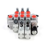 SD6 Manual 3 Spool Sectional Directional Valve, 15.8 GPM, with Micro Switch 1