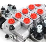 SD6 Manual 3 Spool Sectional Directional Valve, 15.8 GPM, with Micro Switch 5