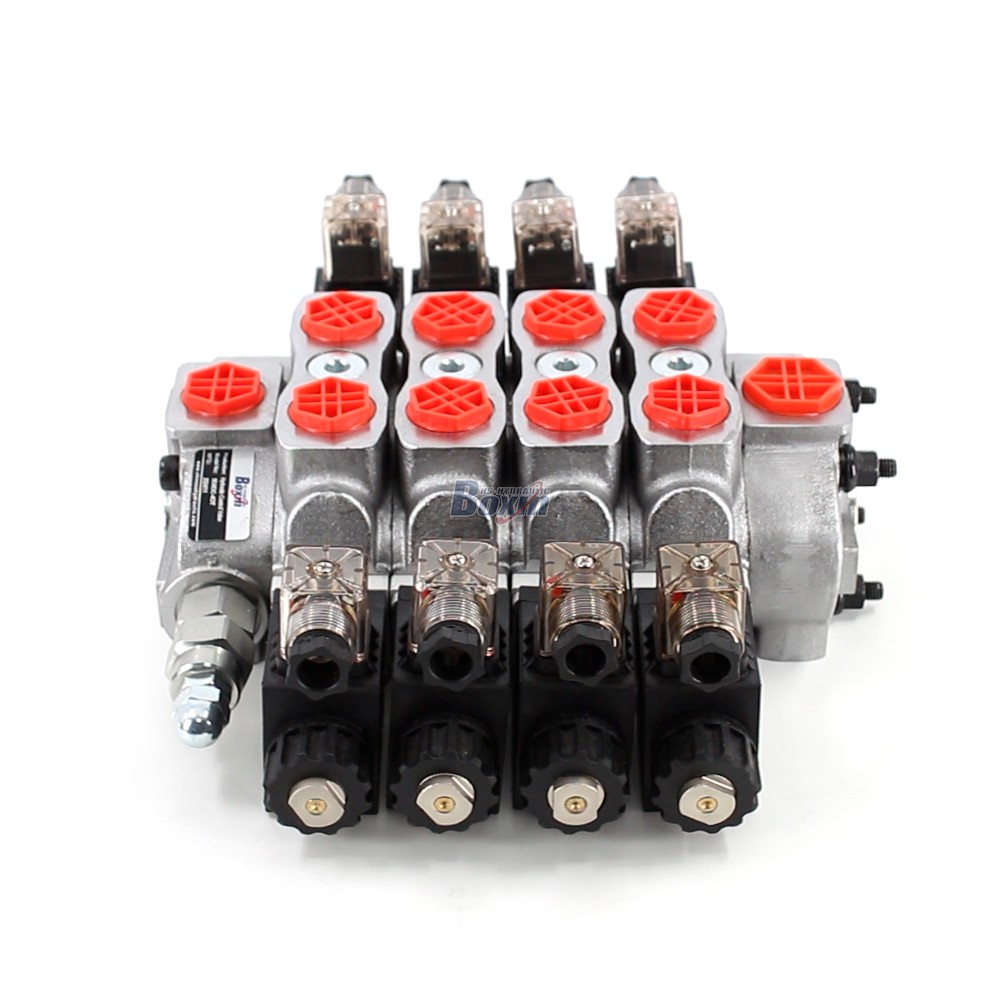 Sectional Directional Valve SD8: 23.8 GPM Solenoid 4 Spool – Manufacturing, OEM, Private Label, Custom & Wholesale