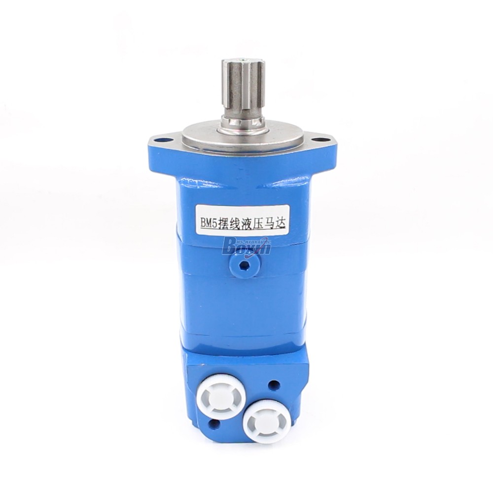 BM5 Cycloid 液压马达：125 cc/r 排量，75 Lpm 流量（3 型）