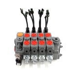 High Flow Sectional Directional Control Valve, Manual 4-Spool, 42.2 GPM, with Electric Unloading Function 1