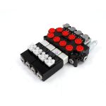 4 Spool Monoblock Directional Valve – 11.8 GPM Solenoid & Manual Control 4