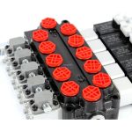 Hydraulic Monoblock Valve Q45: 5 Spool with Solenoid and Manual Operation, 11.8 GPM 4