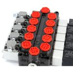 11.8 GPM Monoblock Directional Control Valve Q45: 5 Spool, Solenoid & Manual Actuation 4