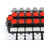 Versatile Monoblock Directional Valve Q45: 5 Spool, Solenoid/Manual, 11.8 GPM for Hydraulic Systems 5