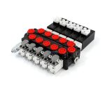 Versatile Monoblock Directional Valve Q45: 5 Spool, Solenoid/Manual, 11.8 GPM for Hydraulic Systems 2