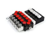 11.8 GPM Monoblock Directional Control Valve Q45: 5 Spool, Solenoid & Manual Actuation 3