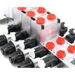 Hydraulic 10.5 GPM Electric Proportional 5 Spool Sectional Directional Valve 5