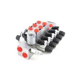 Hydraulic 10.5 GPM Electric Proportional 5 Spool Sectional Directional Valve 3