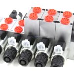 Sectional Electric Proportional Directional Control Valve 10.5 GPM 5 Spool DCV56 7